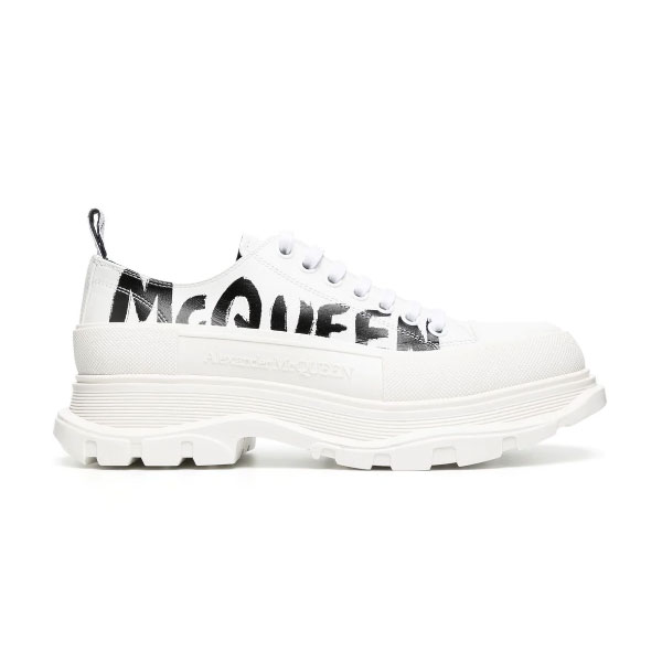 ALEXANDER MCQUEEN GRAFFITI TREAD SLICK LOW-TOP SNEAKERS - ALD033