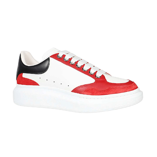 ALEXANDER MCQUEEN OVERSIZED SNEAKER IN BLACK/WHITE/RED - ALD037