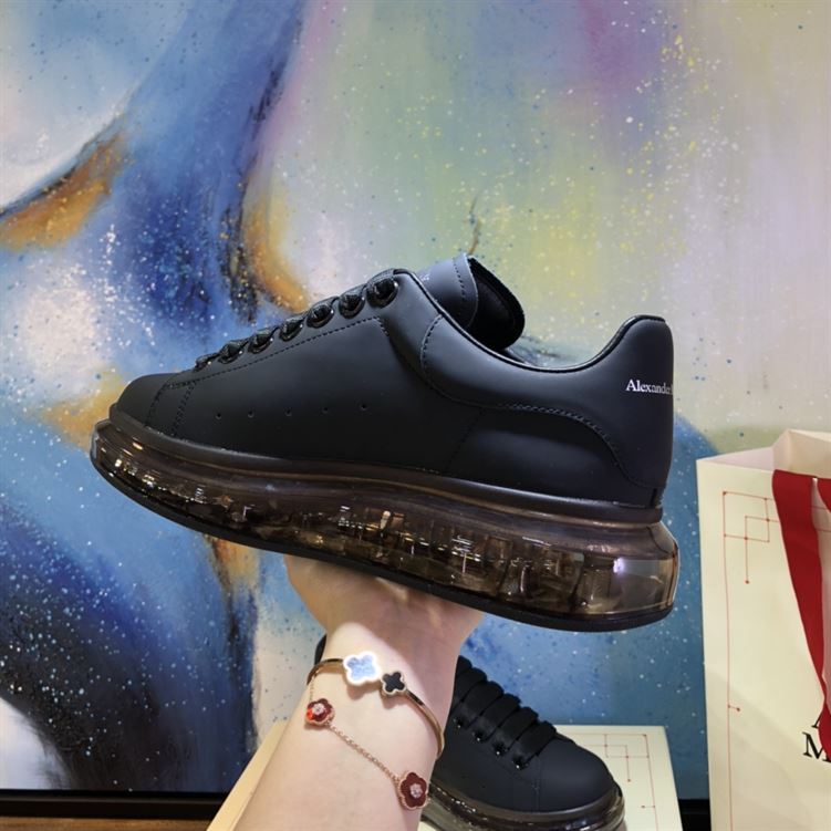 ALEXANDER MCQUEEN TRANSPARENT SOLE LACE-UP SNEAKERS - ALD032