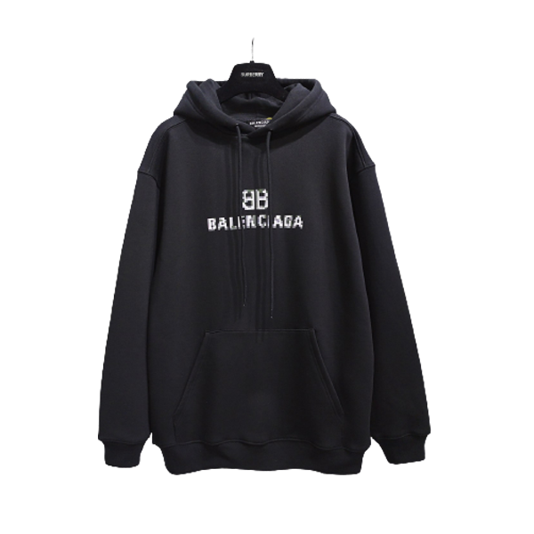 BALENCIAGA BB LOGO HOODIE - BH013
