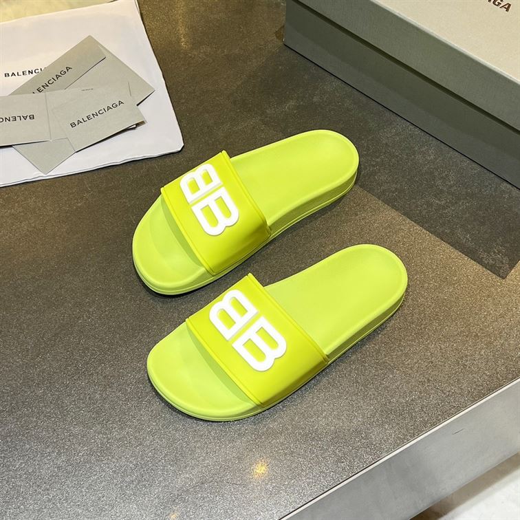 BALENCIAGA BB POOL SLIDE SANDALS - BBD012