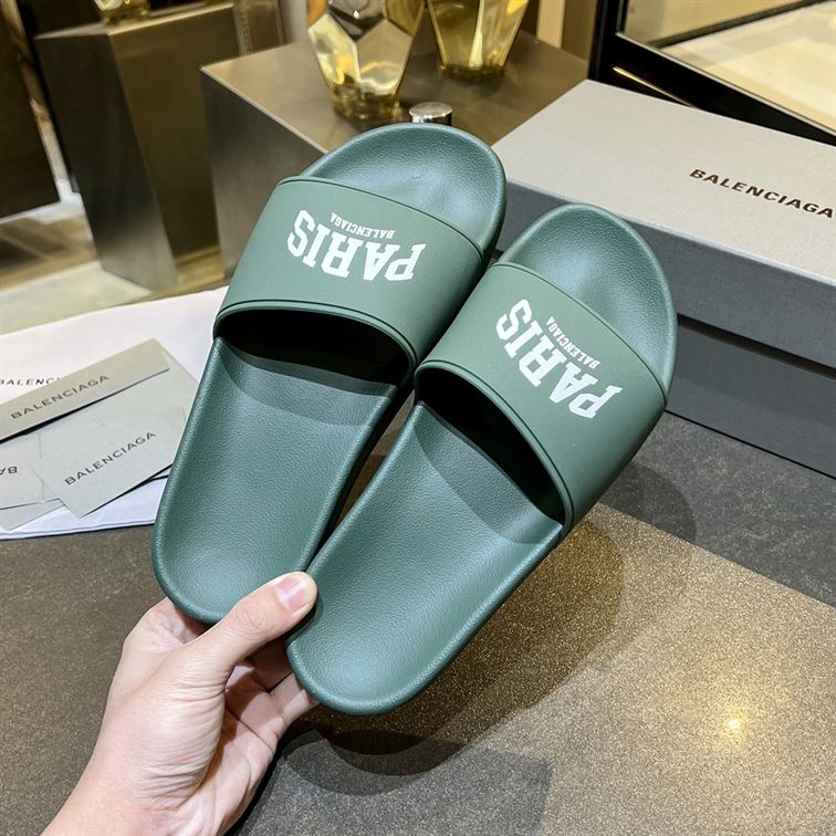 BALENCIAGA CITIES PARIS POOL SLIDE SANDAL - BBD006