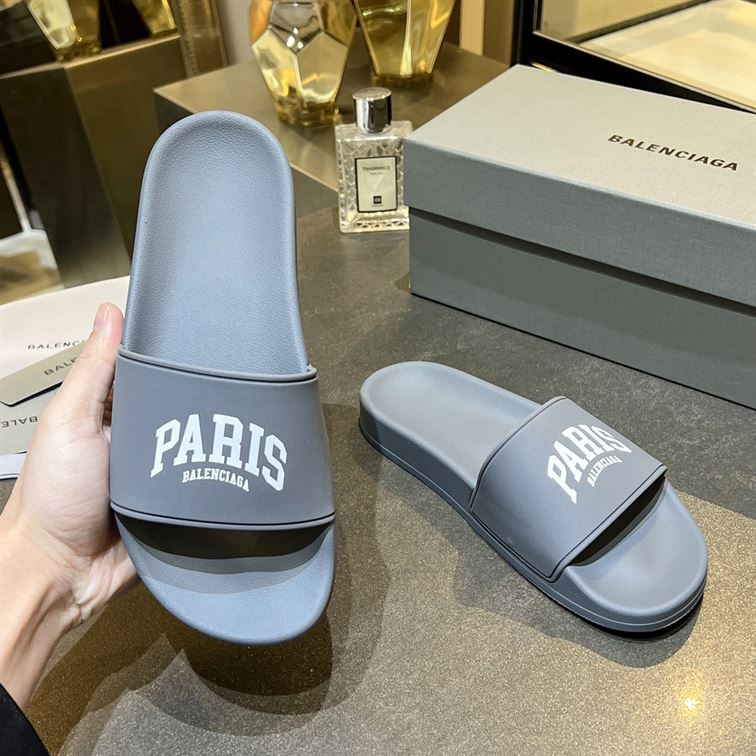 BALENCIAGA CITIES PARIS POOL SLIDE SANDAL - BBD008