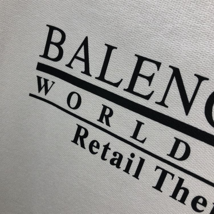 BALENCIAGA RETAIL THERAPY LOGO HOODIE - BH006