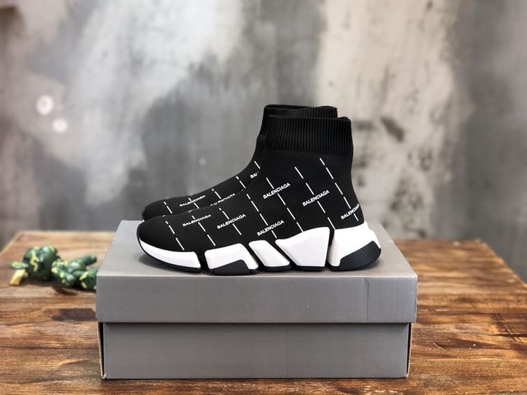 BALENCIAGA SPEED 2.0 LOGO-PRINT SNEAKERS - BLA048