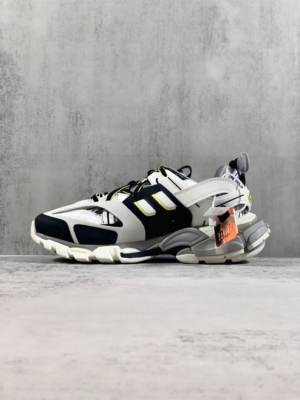 BALENCIAGA TRACK 3.0 SNEAKERS IN WHITE/GREY/BLACK - BLA003