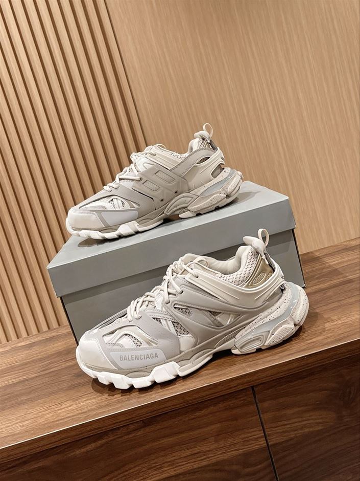 BALENCIAGA TRACK TRAINERS BEIGE - BLA067