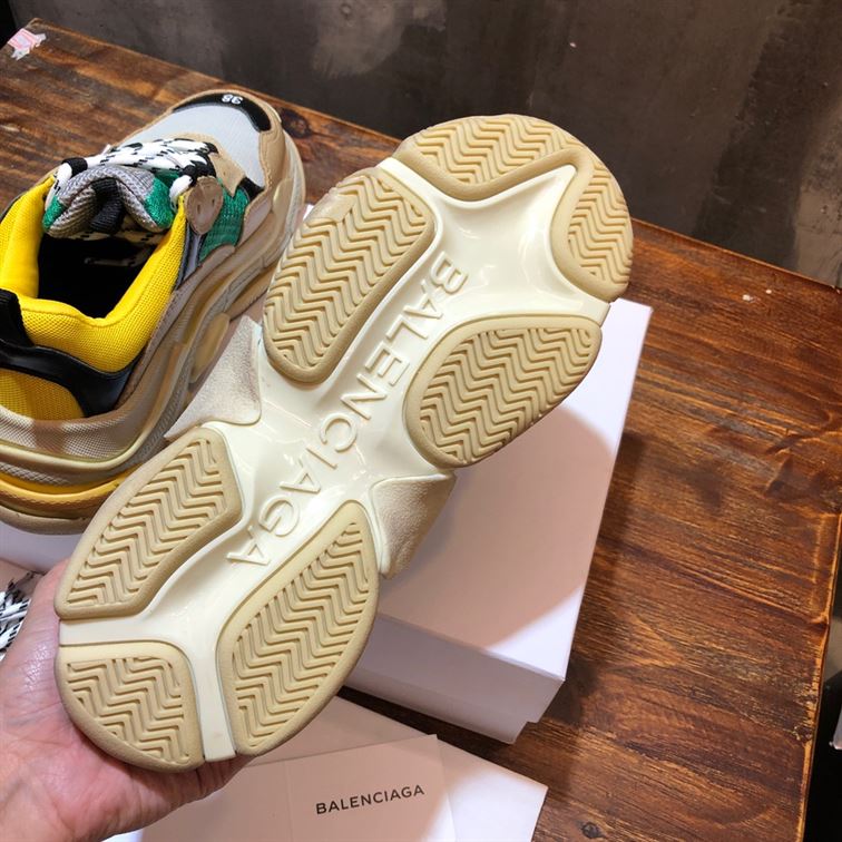 BALENCIAGA TRIPLE S TRAINER YELLOW GREEN - BLA029