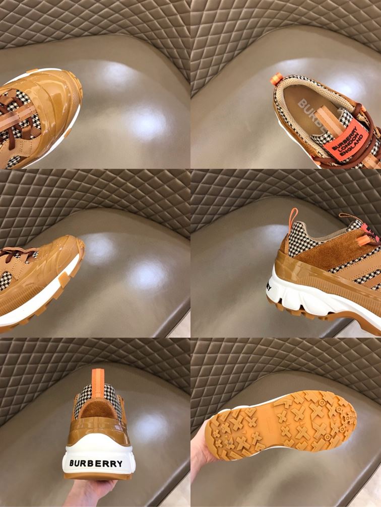 BURBERRY ARTHUR SNEAKERS IN BROWN- BBR005