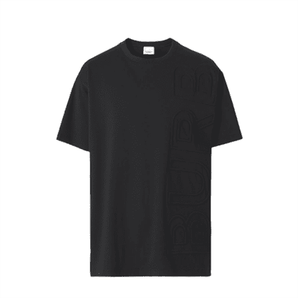 BURBERRY EMBOSSED LOGO COTTON OVERSIZED T-SHIRT - BRS025
