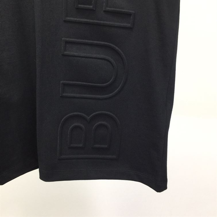 BURBERRY EMBOSSED LOGO COTTON OVERSIZED T-SHIRT - BRS025