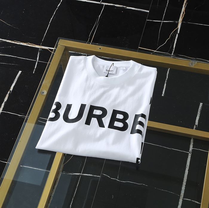 BURBERRY HORSEFERRY PRINT COTTON OVERSIZED T-SHIRT - BRS002