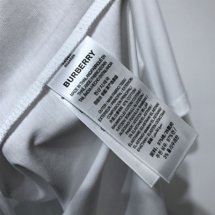 BURBERRY LETTER GRAPHIC COTTON OVERSIZED T-SHIRT - BRS019