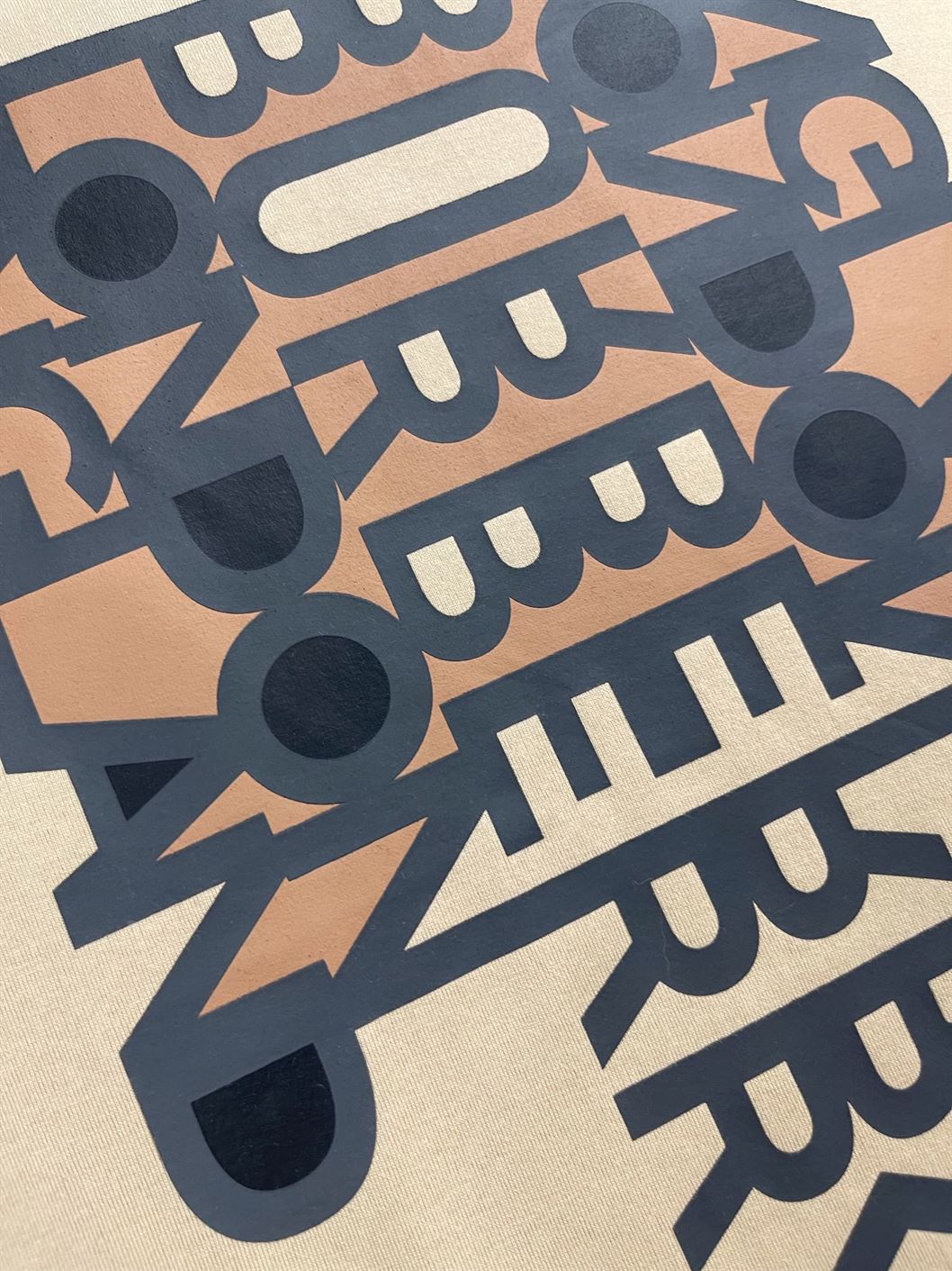 BURBERRY LOGO PRINT COTTON OVERSIZE T-SHIRT - IN SOFT FAWN - BRS006