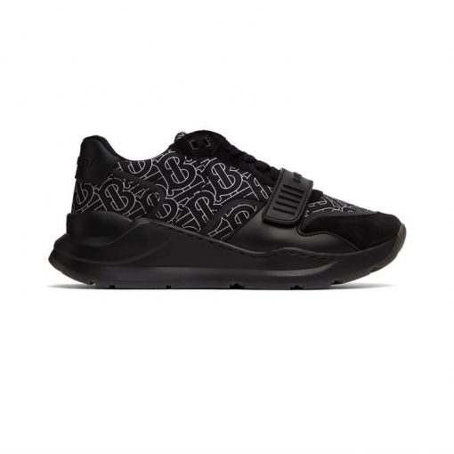 BURBERRY MONOGRAM PRINT NYLON SNEAKERS - BBR002