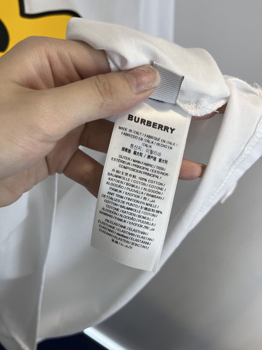 BURBERRY MONSTER GRAPHIC PRINT COTTON OVERSIZED T-SHIRT - BRS015