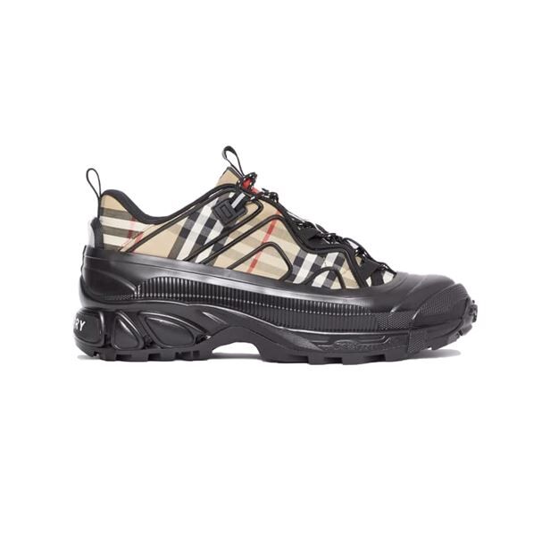 BURBERRY VINTAGE CHECK COTTON ARTHUR SNEAKERS - BBR006