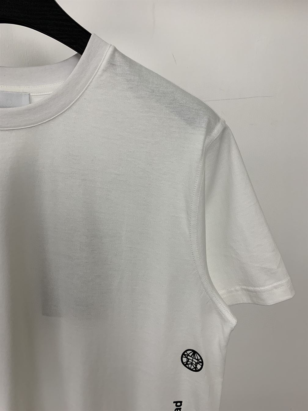 BURBERRY WHITE CARRICK COORDINATE T-SHIRT - BRS031