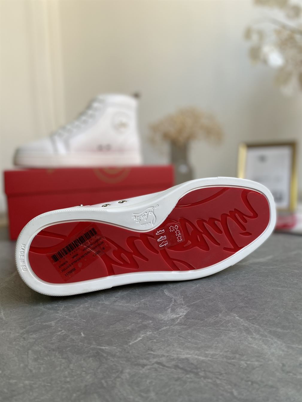 CHRISTIAN LOUBOUTIN HIGH TOP SNEAKER - CLS002
