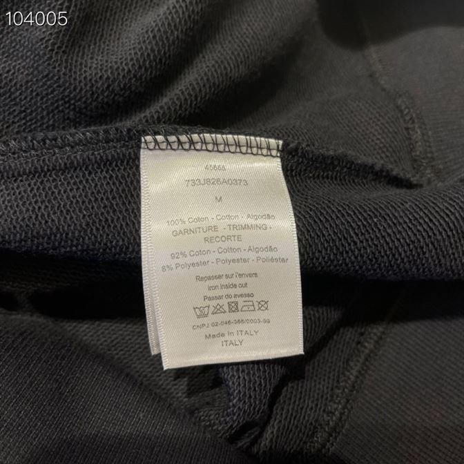 DIOR AND PETER DOIG HOODED SWEATSHIRT BLACK - DOS009