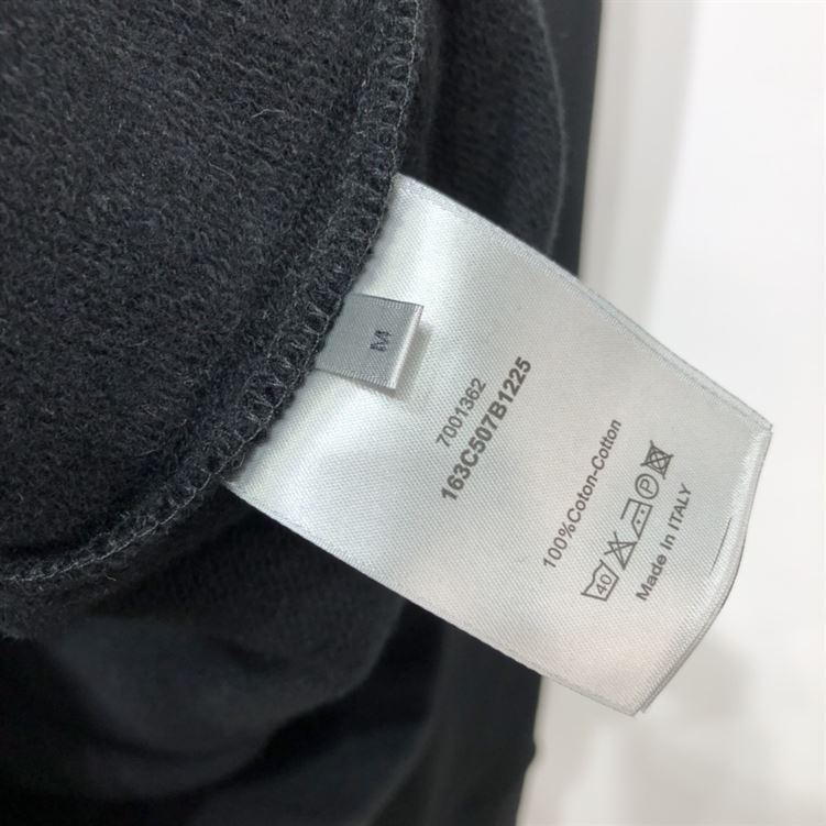 DIOR AND PETER DOIG HOODED SWEATSHIRT BLACK