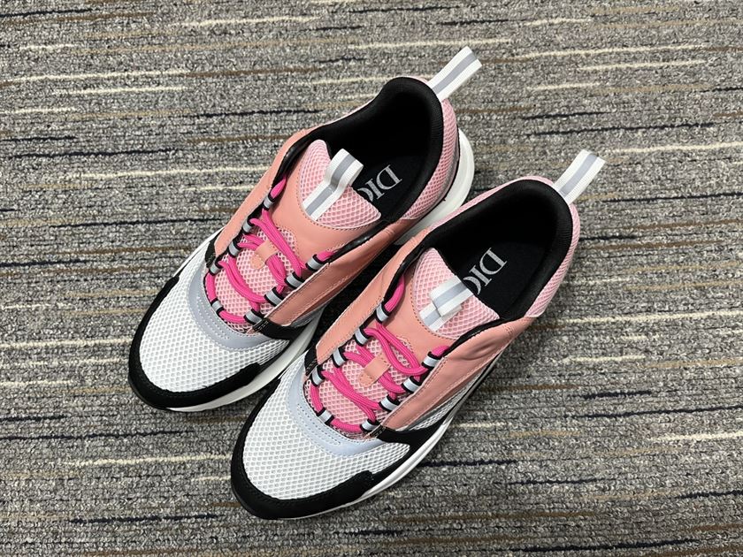 DIOR B22 SNEAKER PINK WHITE BLACK - DO104