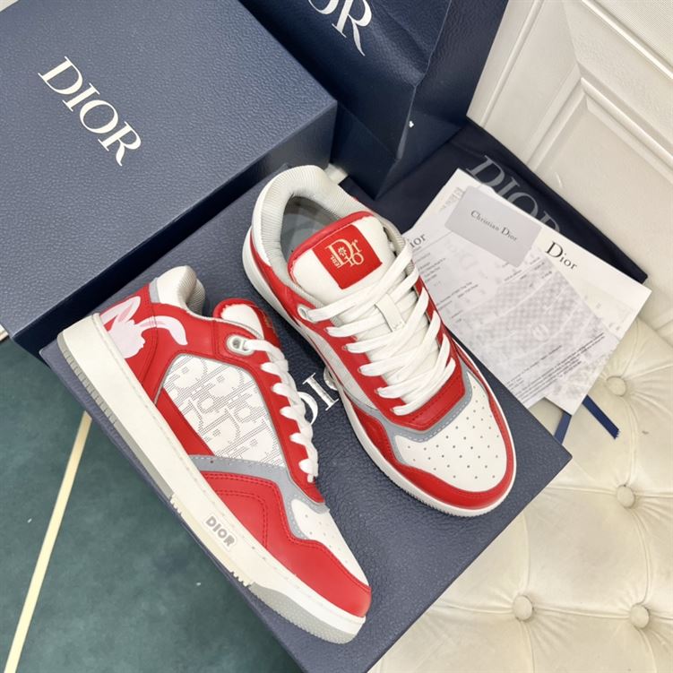 DIOR B27 LOW TOP IN RED - DO138