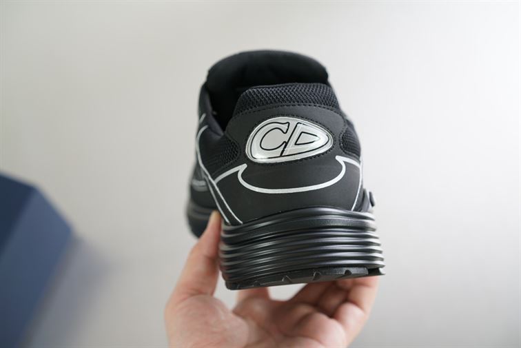 DIOR B30 SNEAKER BLACK MESH AND TECHNICAL FABRIC - DO074