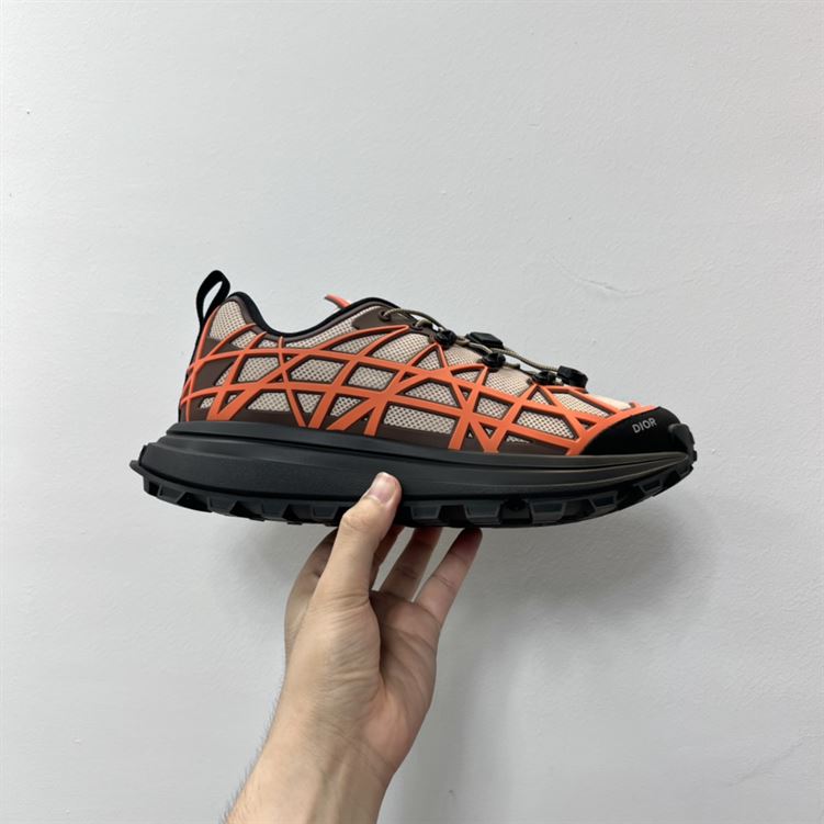 DIOR B31 RUNNER SNEAKER BEIGE ORANGE - DO096