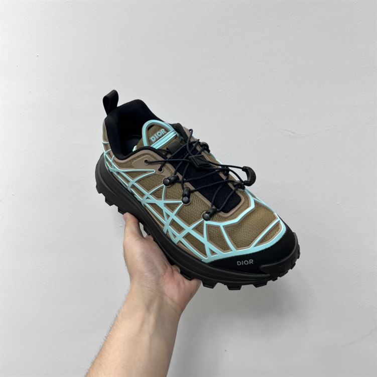 DIOR B31 RUNNER SNEAKER KHAKI TEAL - DO097