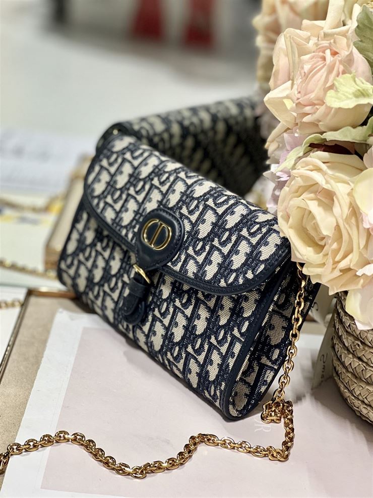 Dior Bobby East-West Pouch With Chain 'Blue'