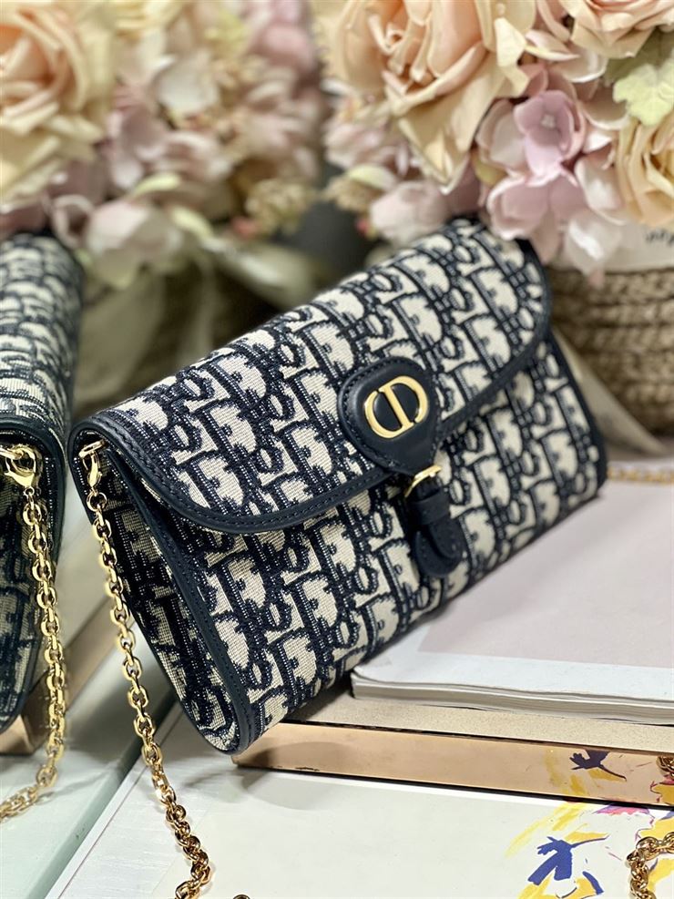 Dior Bobby East-West Pouch With Chain 'Blue'