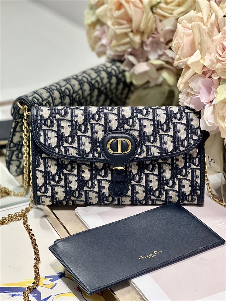 Dior Bobby East-West Pouch With Chain 'Blue'