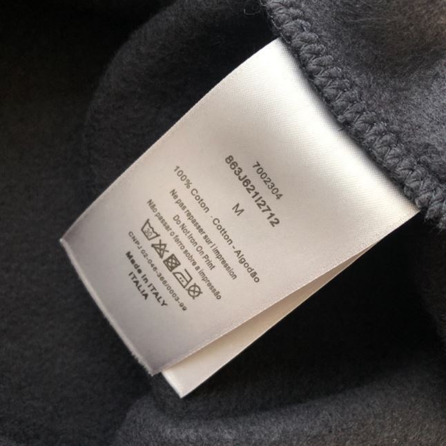 DIOR CD ICON HOODED SWEATSHIRT - DOS026