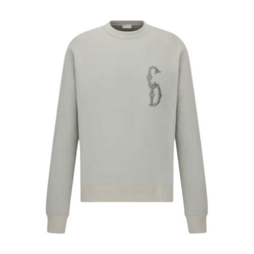 DIOR CD INTERLACED REGULAR-FIT SWEATSHIRT - DOS029
