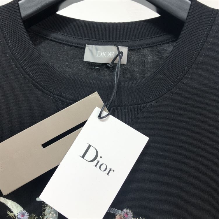 DIOR FLOWER LOGO T-SHIRT - DOT004