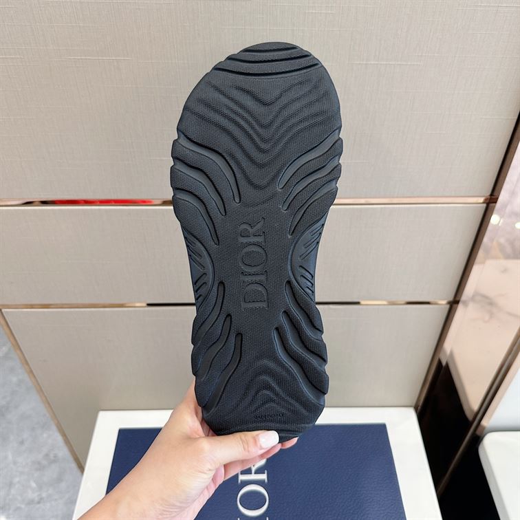 DIOR H-TOWN SANDAL BLACK RUBBER - DS004