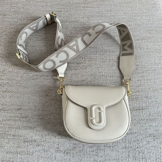 DIOR MARC JACOBS THE J MACRC LATTE SADDLE BAG