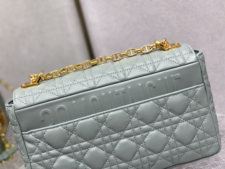 DIOR MEDIUM DIOR CARO BAG ETHEREAL GRAY