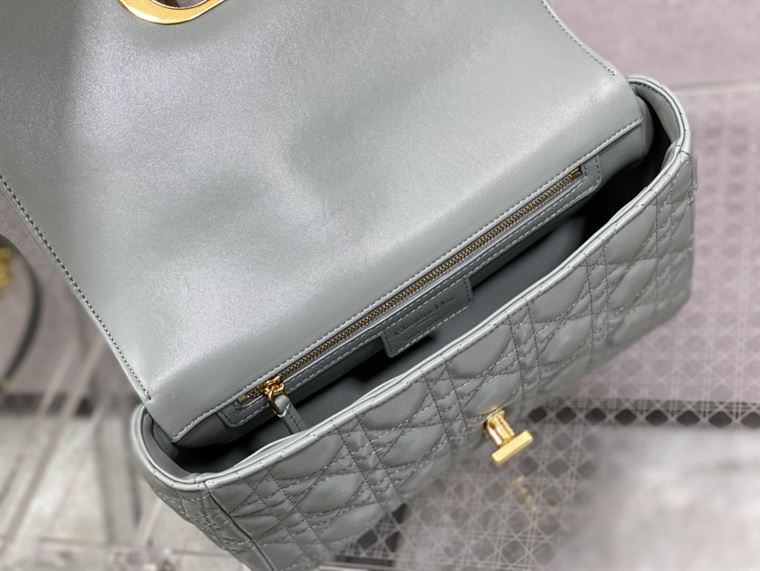 DIOR MEDIUM DIOR CARO BAG ETHEREAL GRAY