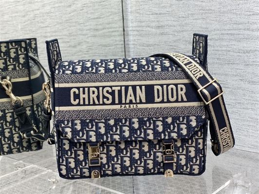 DIOR MEDIUM DIORCAMP BAG BLUE
