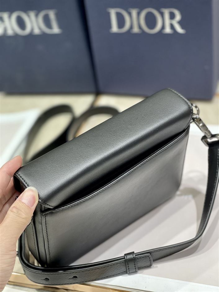 DIOR MESSENGER POUCH OBLIQUE GALAXY BLACK
