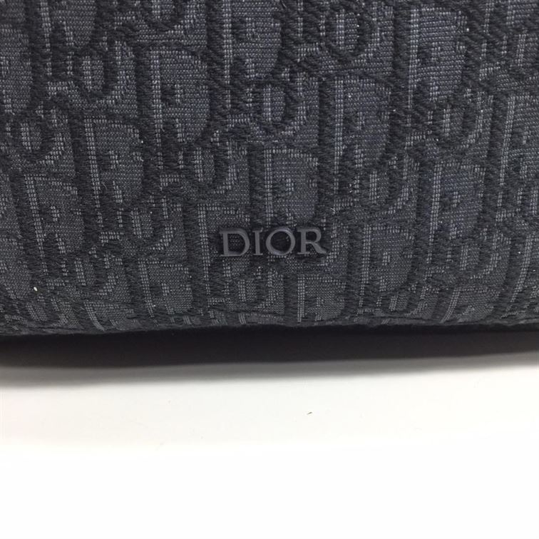 DIOR RIDER BACKPACK BLACK DIOR OBLIQUE JACQUARD - DIO030