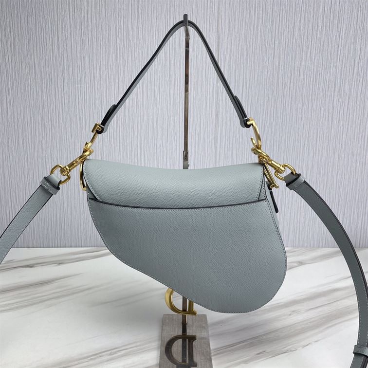 DIOR SADDLE BAG WITH STRAP BLUE