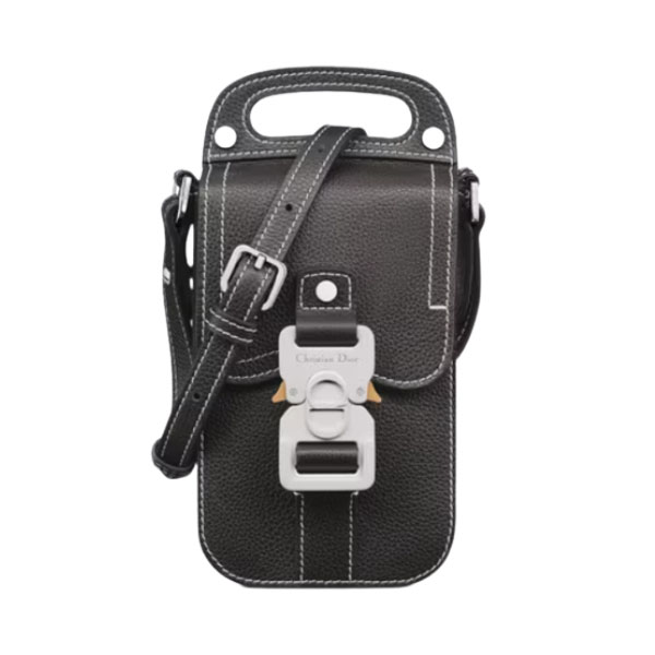 DIOR SADDLE VERTICAL POUCH WITH STRAP - DIO049