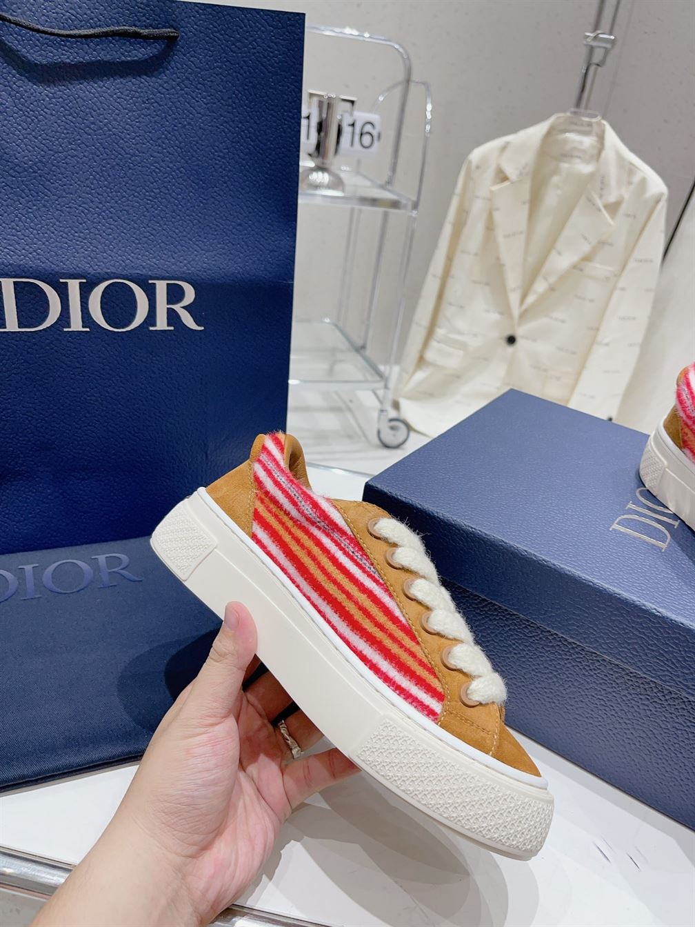 DIOR TEARS B33 SNEAKER LIMITED AND NUMBERED EDITION - DO137