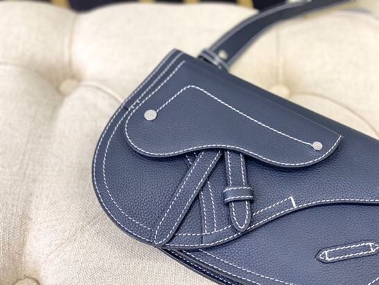 DIOR X KAWS POUCH SADDLE NAVY BLUE - DIO016