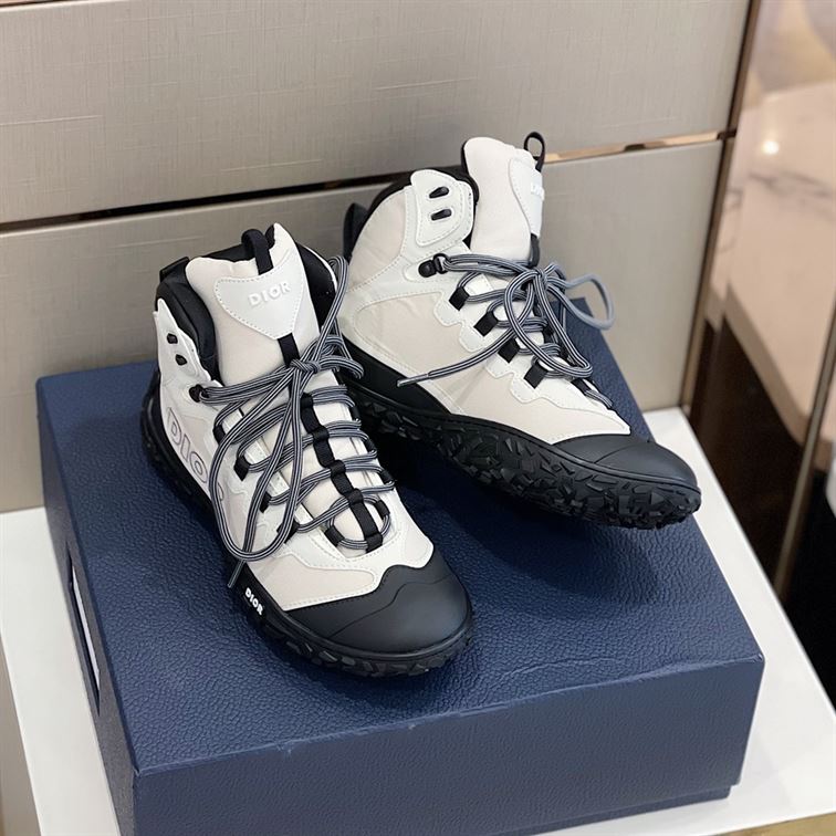 DIORIZON HIKING BOOT GRAY TECHNICAL MESH AND BLACK RUBBER - DO088