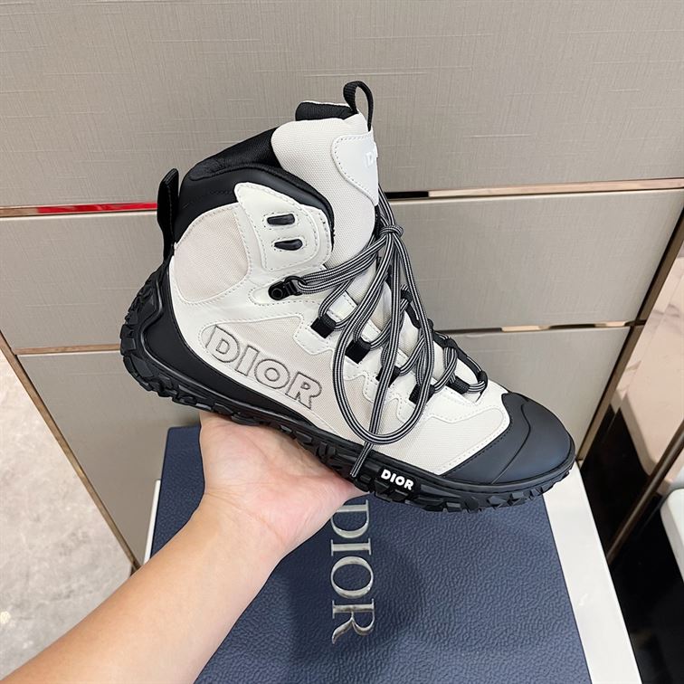 DIORIZON HIKING BOOT GRAY TECHNICAL MESH AND BLACK RUBBER - DO088