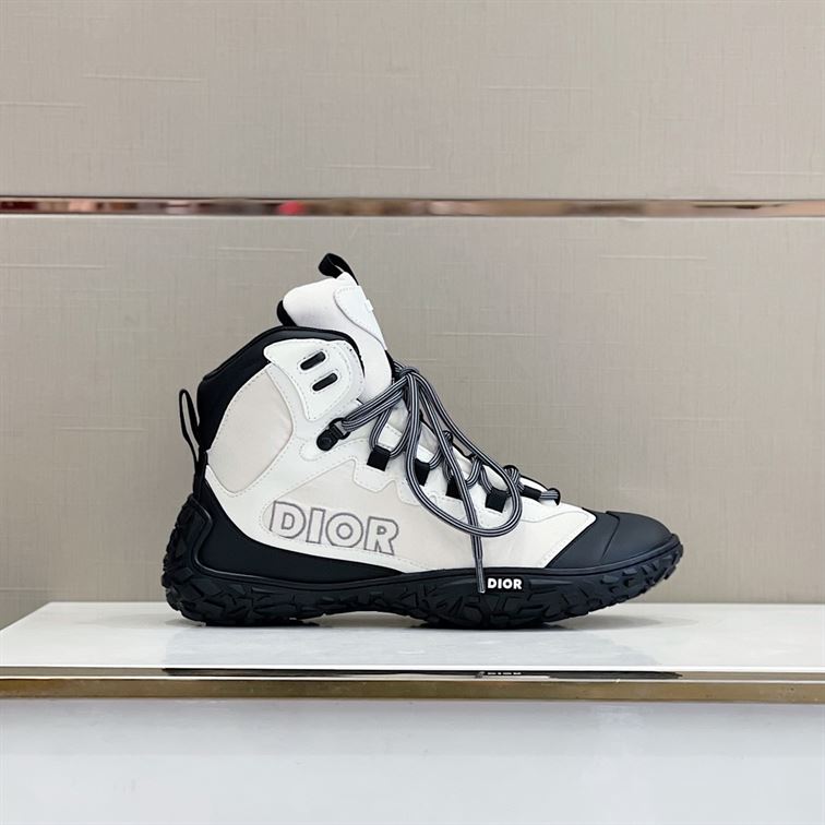 DIORIZON HIKING BOOT GRAY TECHNICAL MESH AND BLACK RUBBER - DO088